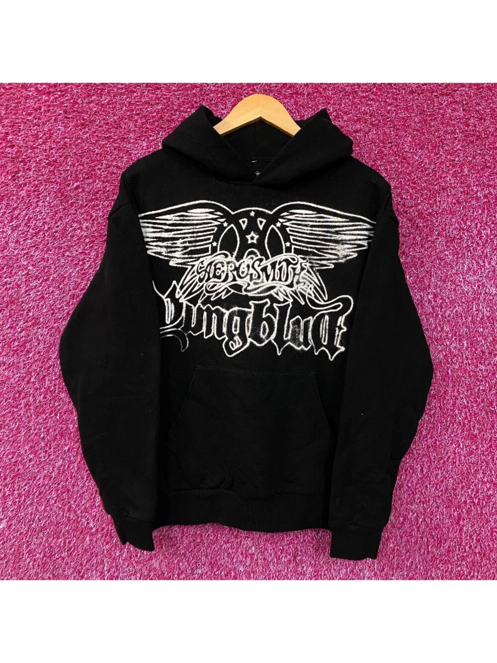 Aerosmith & YUNGBLUD "One More Time" My Only Angel Hoodie Small